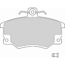 FD221A NECTO Комплект тормозных колодок, дисковый тормоз