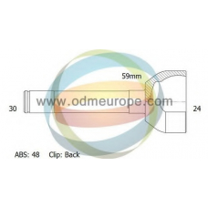 12-090248 ODM-MULTIPARTS Шарнирный комплект, приводной вал