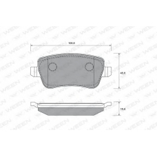 151-2003 WEEN Комплект тормозных колодок, дисковый тормоз