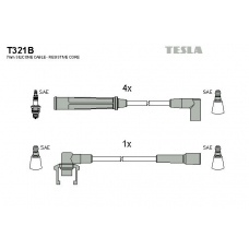 T321B TESLA Комплект проводов зажигания