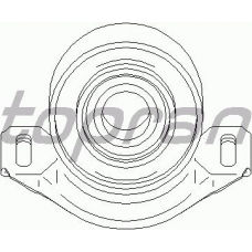 400 081 TOPRAN Подвеска, карданный вал
