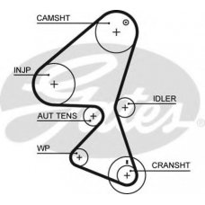 5587XS GATES Ремень ГРМ