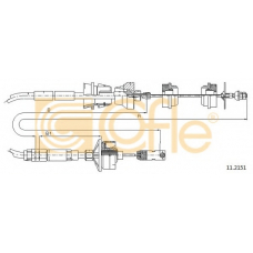 11.2151 COFLE Трос, управление сцеплением