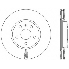 BDR2499.20 OPEN PARTS Тормозной диск