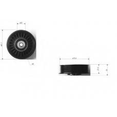 TKR 9253 TIMKEN Натяжной ролик, поликлиновой  ремень