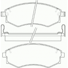 P 30 022 BREMBO Комплект тормозных колодок, дисковый тормоз