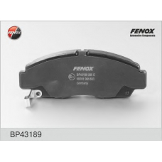 BP43189 FENOX Комплект тормозных колодок, дисковый тормоз