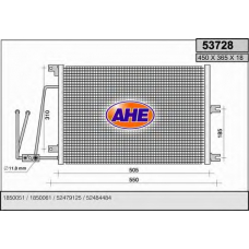 53728 AHE Конденсатор, кондиционер