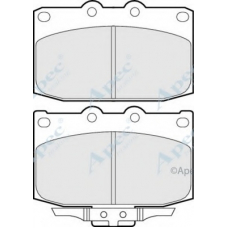 PAD817 APEC Комплект тормозных колодок, дисковый тормоз