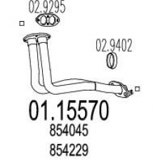 01.15570 MTS Труба выхлопного газа
