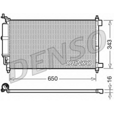 DCN46007 DENSO Конденсатор, кондиционер