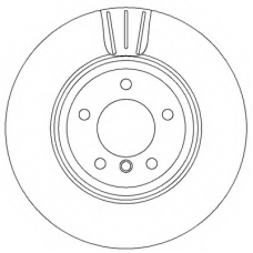 562395BC BENDIX Тормозной диск