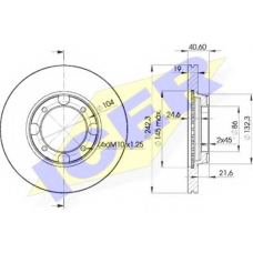 78BD2135-2 ICER Тормозной диск