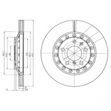 BG3958 DELPHI Тормозной диск