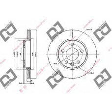 BD1851 DJ PARTS Тормозной диск