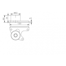 TKR 9814 TIMKEN Паразитный / ведущий ролик, зубчатый ремень