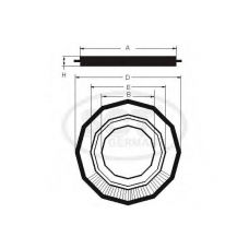 SB 515 SCT Воздушный фильтр