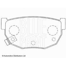 ADN14220 BLUE PRINT Комплект тормозных колодок, дисковый тормоз