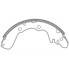 FN-6687 JNBK Колодки тормозные