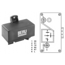 GR066 BERU Блок управления, время накаливания