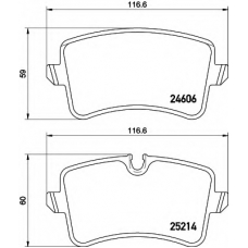 8DB 355 016-061 HELLA Комплект тормозных колодок, дисковый тормоз