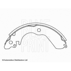 ADC44126 BLUE PRINT Комплект тормозных колодок