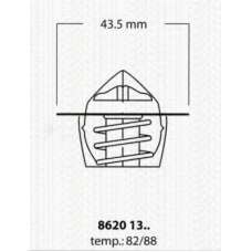 8620 1382 TRISCAN Термостат, охлаждающая жидкость