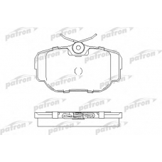 PBP981 PATRON Комплект тормозных колодок, дисковый тормоз