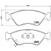 P 30 007 BREMBO Комплект тормозных колодок, дисковый тормоз