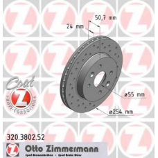 320.3802.52 ZIMMERMANN Тормозной диск