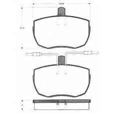 BLF163 QUINTON HAZELL Комплект тормозных колодок, дисковый тормоз