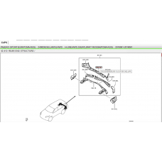 5257A760 MITSUBISHI Балка поперечная задней части днища