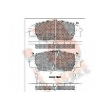RB2179 R BRAKE Комплект тормозных колодок, дисковый тормоз