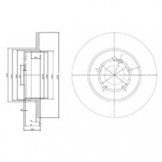 BG3208 DELPHI Тормозной диск