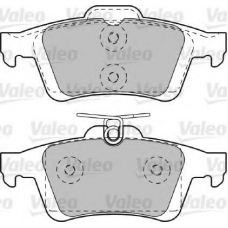 601044 VALEO Комплект тормозных колодок, дисковый тормоз