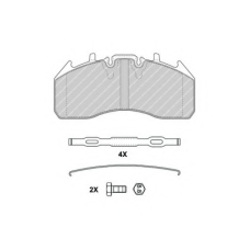 FCV4311B FERODO Комплект тормозных колодок, дисковый тормоз