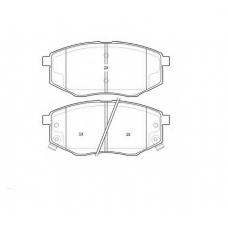 FBP-1890 FREMAX Комплект тормозных колодок, дисковый тормоз