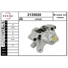 2135020 EAI Тормозной суппорт