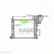 31-3460 KAGER Радиатор, охлаждение двигателя