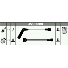 J5387008 NIPPARTS Комплект проводов зажигания