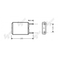 27006123 VAN WEZEL Теплообменник, отопление салона