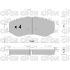 822-508-0 CIFAM Комплект тормозных колодок, дисковый тормоз