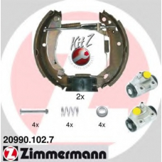 20990.102.7 ZIMMERMANN Комплект тормозных колодок