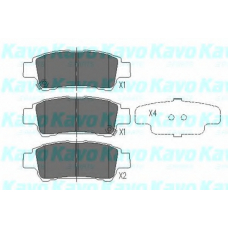 KBP-9014 KAVO PARTS Комплект тормозных колодок, дисковый тормоз