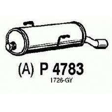 P4783 FENNO Глушитель выхлопных газов конечный