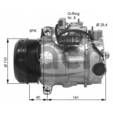 135256R ACR Компрессор, кондиционер