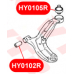 HY0105RP VTR Полиуретановый сайлентблок нижнего рычага передней подвески, задний