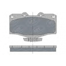 SP 160 SCT Комплект тормозных колодок, дисковый тормоз