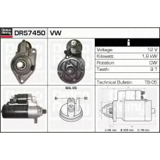 DRS7450 DELCO REMY Стартер