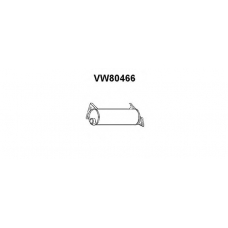 VW80466 VENEPORTE Средний глушитель выхлопных газов